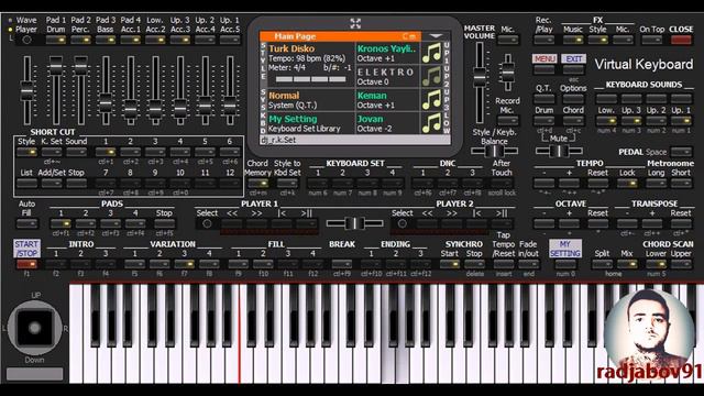 Çıx yaşıl düzə (2/4 Estrada) - KORG PA4X - PC смотреть онлайн