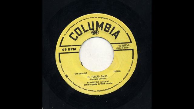 Evangelina Elizondo - El Torero Balin - Columbia 30275