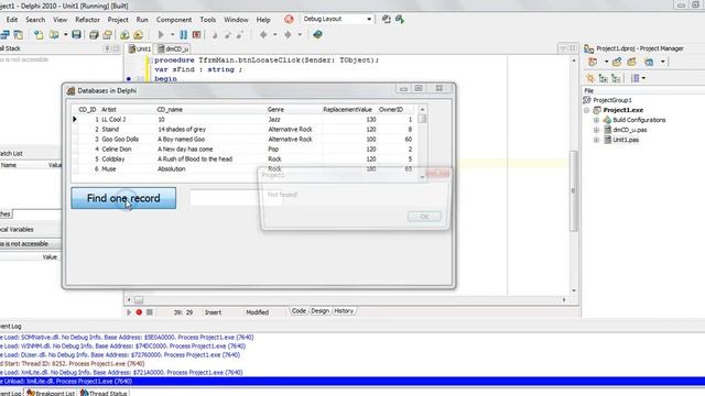 Databases in Delphi - Locate смотреть онлайн