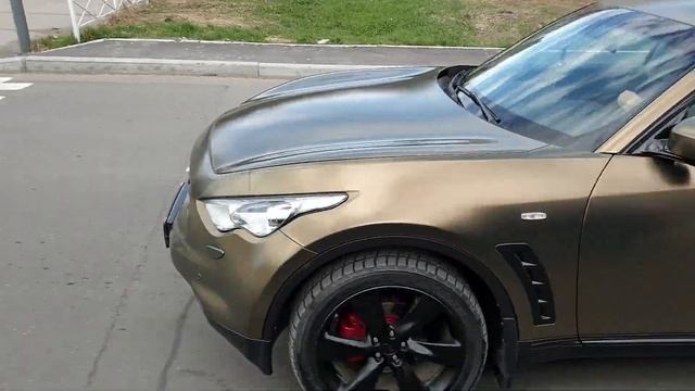 Infiniti FX35 "Bond gold" AutoStyling KMS смотреть онлайн