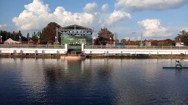 Фестиваль оркестров на набережной Оскола в День города (I часть)