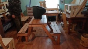 Лавка-стол трансформер.