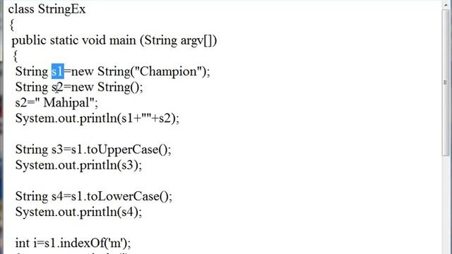 Learn Java Tutorial 20 String and its functions with example смотреть онлайн