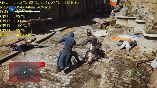 Assassin's Creed Unity v1.5.0 GTX 970 OC | 1080p Max Settings FXAA | FRAME-RATE TEST смотреть онлайн