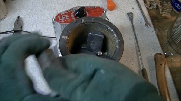 Melting Lead Time Lapse