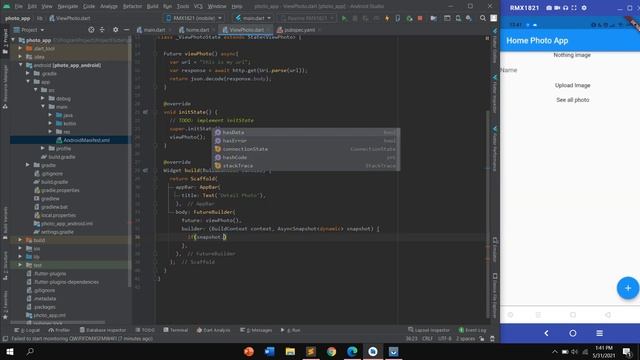 Flutter with PHP and MySql - Build Photo App #8 смотреть онлайн
