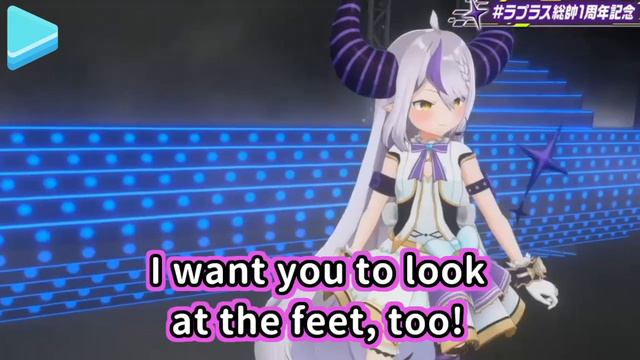 Laplus Shows Off Her First Idol Outfit [Hololive ENG-SUB]