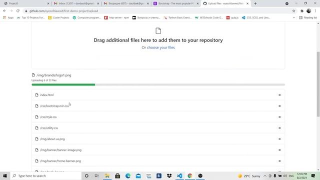 Как загрузить вебсайт на GitHub смотреть онлайн