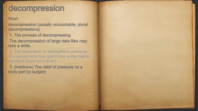 What does decompression mean? смотреть онлайн