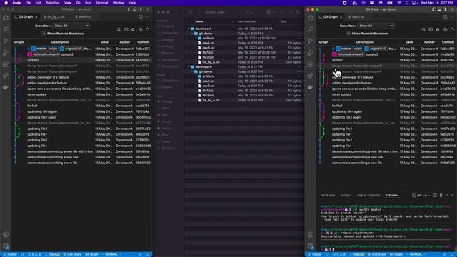 EE491F: Data Driven Web Development: Git: Collaboration: New Code on Master смотреть онлайн