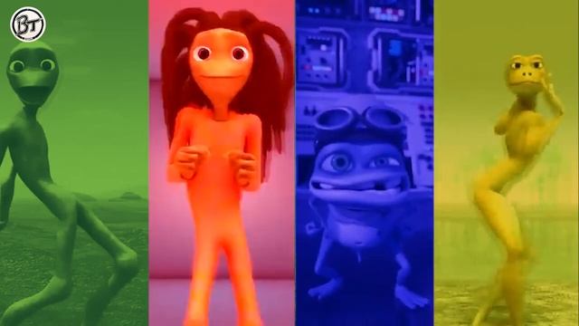 DANCE CHALLENGE DAME TU COSITA Vs Patila Vs El Taiger Me Kemaste Vs Spider-man | Alien Green Dance