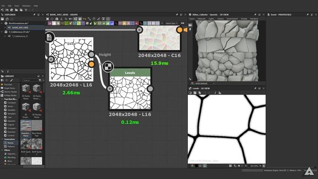 Adobe Substance Designer: All Nodes Needed To Create Rocks In MINUTES смотреть онлайн