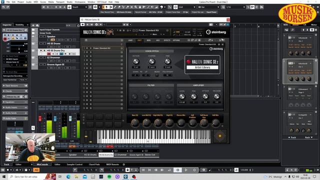 Mappa om trummor i Cubase. смотреть онлайн