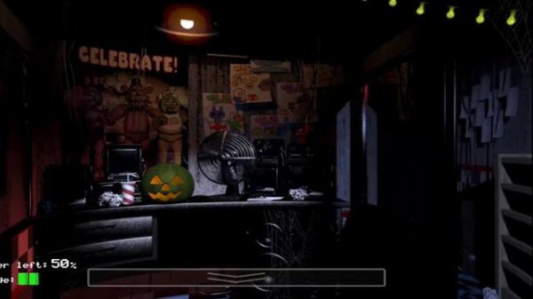 прошёл третью ночь!!! фнаф1 (хеллоуин)1 часть