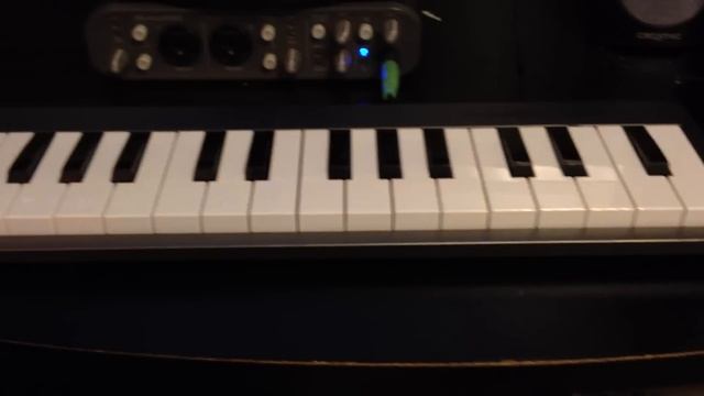 M-Audio Keystation Mini 32 running in FL Studio смотреть онлайн