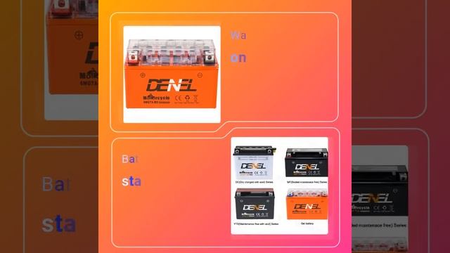 12V7AH scooter battery,GELmotorcycle battery смотреть онлайн