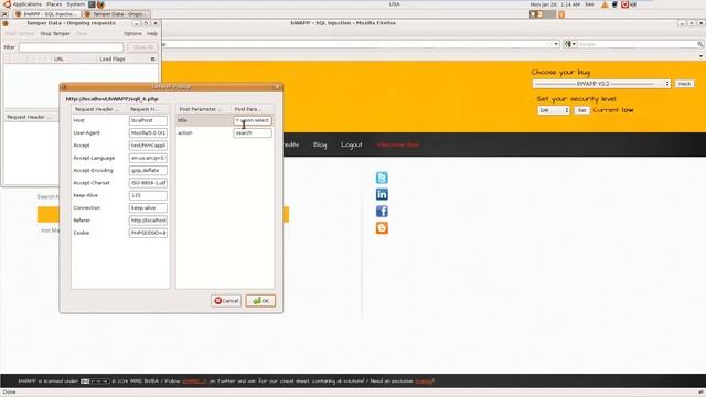 14 - bWAPP Tutorials - SQL Injection(POST/Search) смотреть онлайн