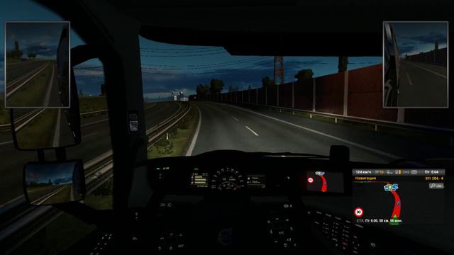 Euro Truck Simulator 2 Multiplayer [Игра на руле Logitech G27][Part 2] смотреть онлайн