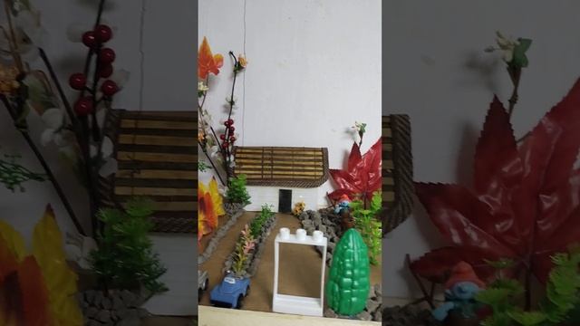 осенние поделки."дачный домик". смотреть онлайн