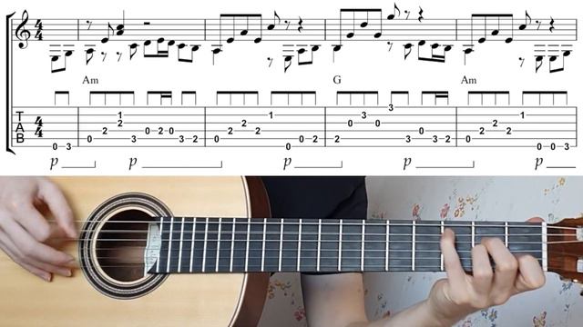 The Hobbit - Guitar Cover with tab смотреть онлайн