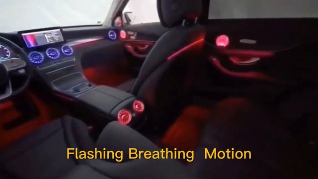 Mercedes Benz-C W205 -car ambient light смотреть онлайн