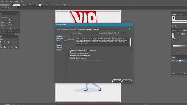 TUTORIAL: Exportar en PDF de alta calidad en Illustrator. смотреть онлайн
