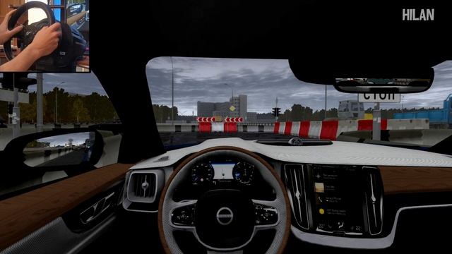 City Car Driving - 2020 Volvo S60 [Steering wheel gameplay] смотреть онлайн