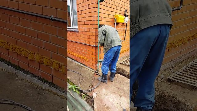 ввод газовых труб в дом и установка счётчика смотреть онлайн