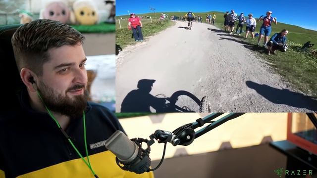 HARD PLAY РЕАКЦИЯ 1400 ЧЕЛОВЕК В ГОНКЕ С ГОРЫ НА ВЕЛОСИПЕДЕ - Yuri The Professional смотреть онлайн