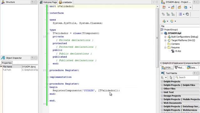 CREAR UN COMPONENTE PERSONALIZADO - APLICACION DE VENTAS CON DELPHI y MySQL - VIDEO 23/30 смотреть онлайн
