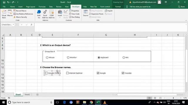 Creating check box in excel without using VBA code смотреть онлайн