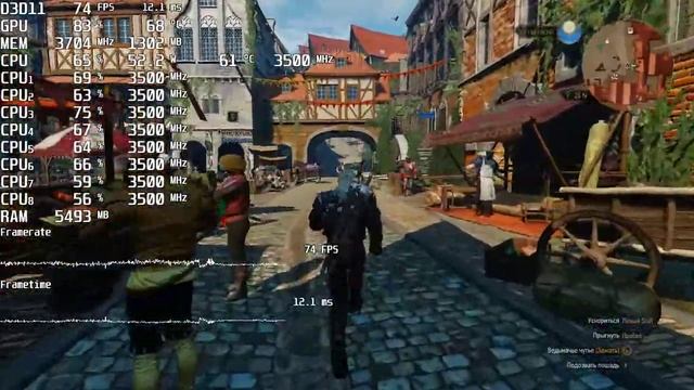 The Witcher 3: Wild Hunt. FPS Test INTEL Xeon E3 1270 (GeForce GTX 1050) смотреть онлайн