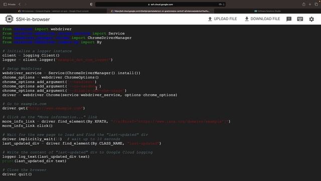 Scheduled Selenium Web Automation on Google Cloud VMs смотреть онлайн