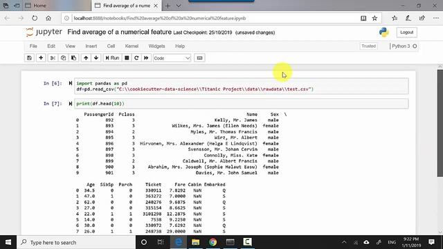 Mean for a numerical feature Pandas dataframe смотреть онлайн