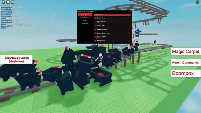 Cart Ride Into Rdite Script GUI 2022 - Roblox Game?CONTROL CART?AUTO FINISH смотреть онлайн