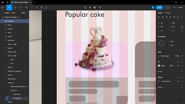 Bakery app UI design in Figma - Figma Design смотреть онлайн