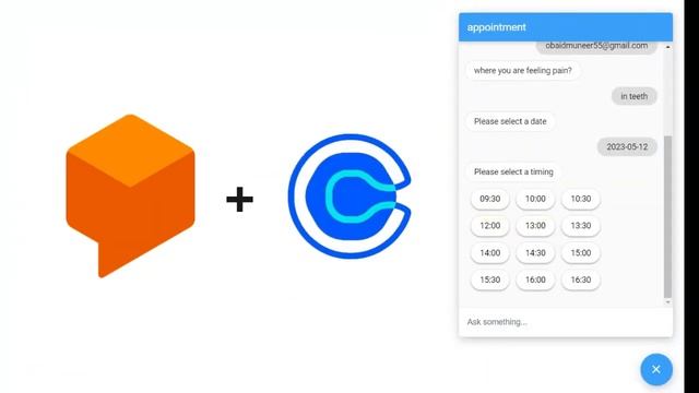 Appointment Booking Chatbot using Dialogflow and Calendly смотреть онлайн