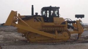 Демонстрация работы бульдозера SHANTUI SD32