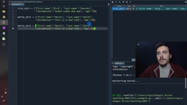 8. Using dictionaries in python смотреть онлайн