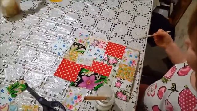 Поделка к 8 марта Очумелые ручки Утилизация лоскутков смотреть онлайн