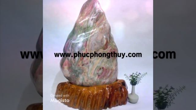 Đá phong thủy Serpentine vân xanh đỏ CD023 смотреть онлайн