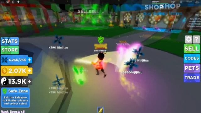Я ПОПАЛ В ТОП САМЫХ СИЛЬНЫХ КАЧКОВ НИНДЗЯ! Ninja Legends Roblox Смайл Фредди смотреть онлайн
