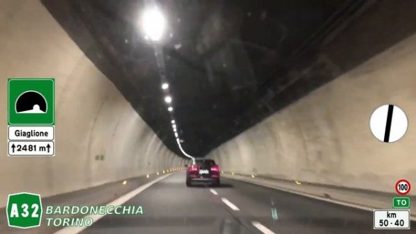 A32 | BARDONECCHIA - TORINO | Autostrada del Frejus | Percorso completo