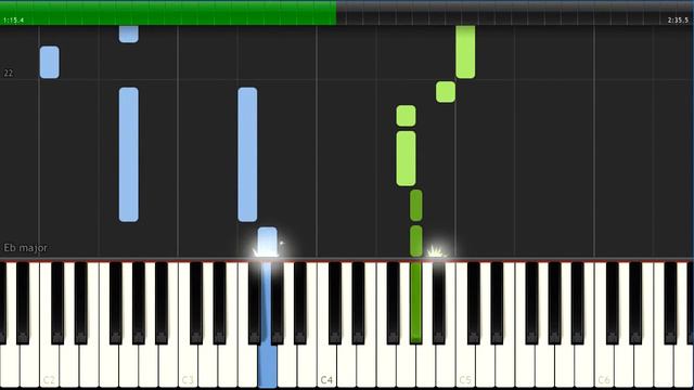 The Godfather Theme - EASY Piano Tutorial Synthesia (Download MIDI + PDF Sheets) смотреть онлайн