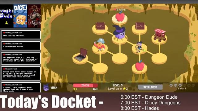 Let's Stream Dungeon Dude, Dicey Dungeons, & Hades - Triple Header смотреть онлайн