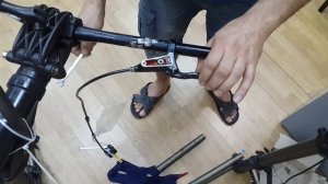 Ремонт гидролинии и прокачка томоза Tektro