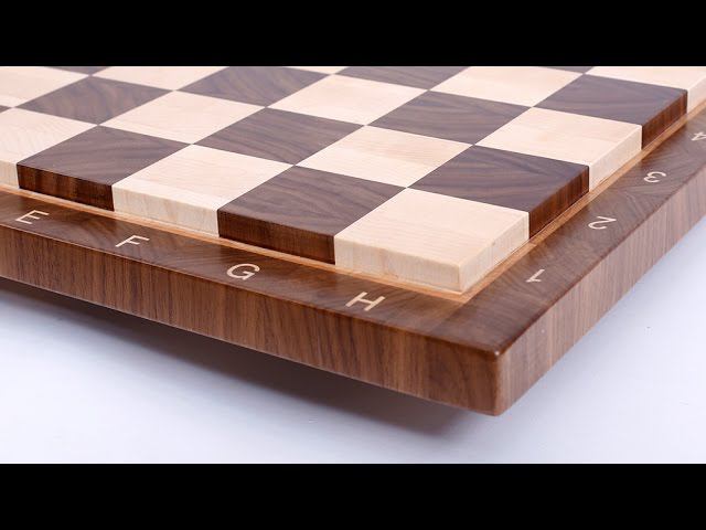Making an end grain chessboard смотреть онлайн