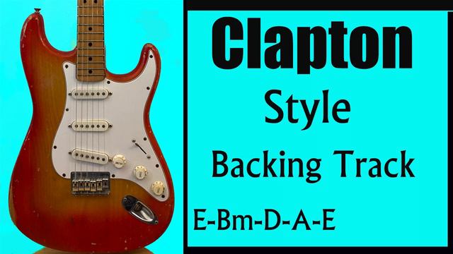Clapton Style Backing Track (pop) смотреть онлайн