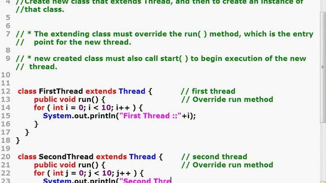 Java Programming -- Part 44 -- Creating Thread смотреть онлайн