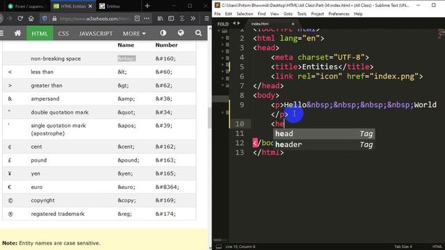 HTML Bangla Tutorial (Part-37) | Entities смотреть онлайн
